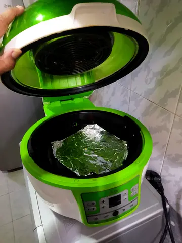 Green Air Fryer with Easy Controls