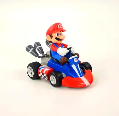 Super Mario Kart Toy Figure | Mario Racing Car Model | Collectible Game Character