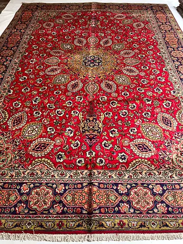 244 x 344 cm | Beautiful Handmade Vintage Persian Tabriz Carpet