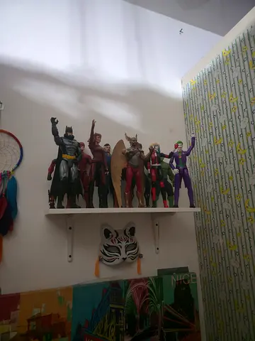 Collection of Funko Pop and Marvel figures