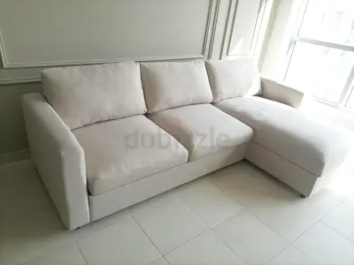 Like new condition Ikea vimle lshape sofabed under storage