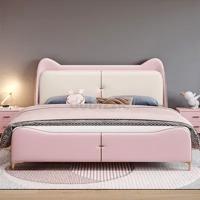 Chic and Modern Pink Bed Frame for Sale