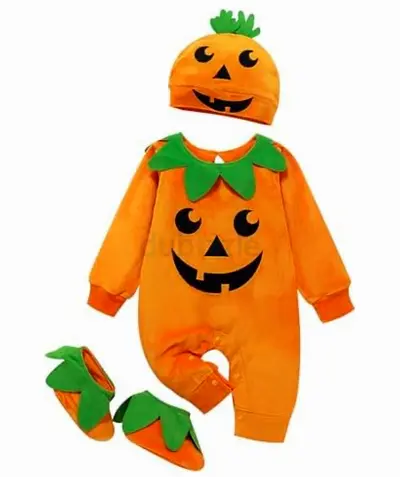 Halloween Pumpkin Costume for Toddler and Newborn