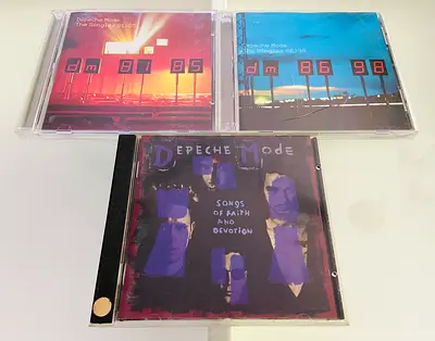 3 Depeche Mode Music CD’s