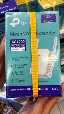TP-Link AC1200 Mesh Wi-Fi Extender - Dual Band for Seamless Connection