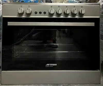 Aftron Cooking Range Cooker 5 Burner 90x60 Full Safety Cooker With Fan Same As New