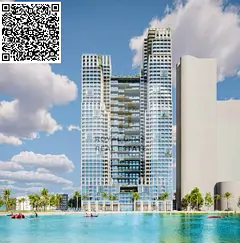 Luxury Studio with Direct Sea View – Mogan Tower, New Corniche Project, Ajman