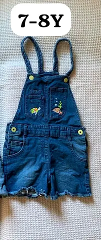 Denim Dungaree 7-8YO