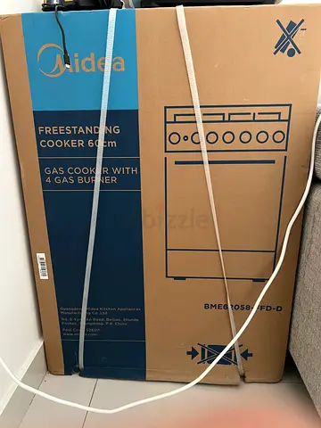 BRAND NEW!!! Midea Freestanding Gas Cooker with 4 Burners for Sale