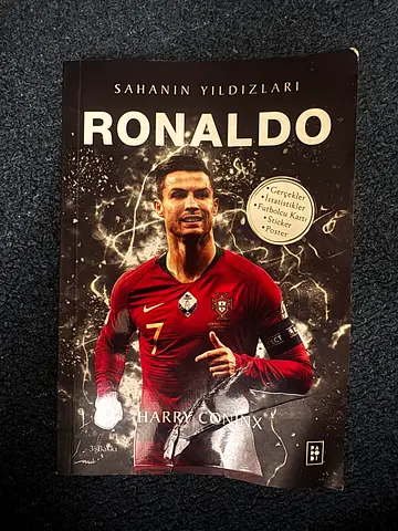 Cristiano ronaldo life story turkish book for sale new condition