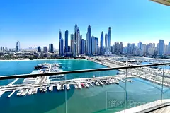 Full Sea and Marina view |3BR +M | Corner Unit