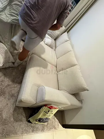 Perfect condition the one brand Kingston beige color lshape sofa