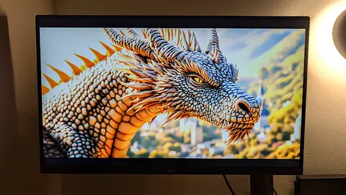 LG 27” QHD Ergo Monitor - Flawless Condition