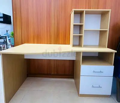 Modern Study Table with Storage