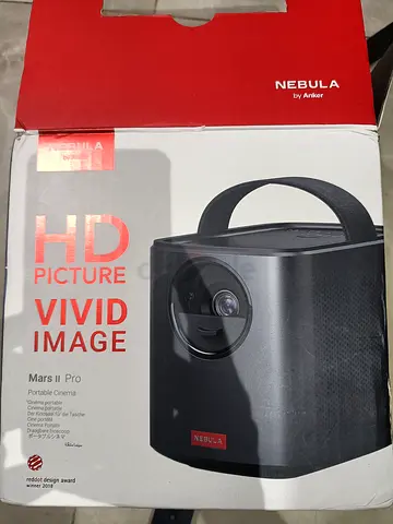 Anker Nebula Mars II Pro Portable Projector - HD Picture, Vivid Image!