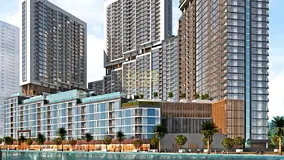 High-Floor 2BR + Maid Apartment in Sobha Hartland Crest Tower A | Stunning Burj Khalifa &amp; Waterf