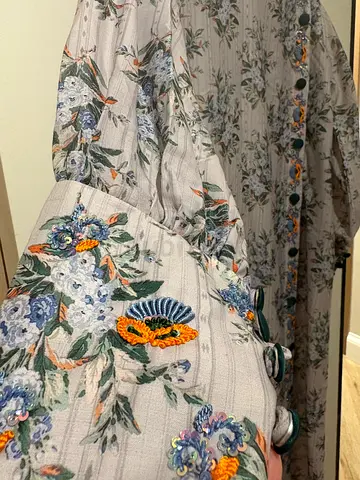 Beautiful Floral Embroidered Dress