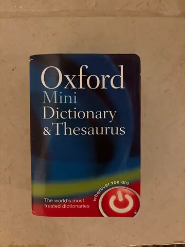 Oxford Mini Dictionary  Thesaurus