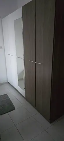 Modern Five-Door Wardrobe with Mirror