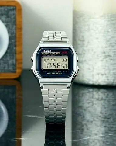 Casio Digital Watch with Stainless Steel Bracelet