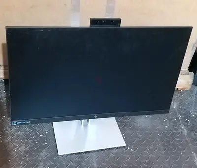 2K HP 27inc Bezel Less QHD LED Monitor With Type C Port Camera + Hidrolic Stand Model No E27d-G4
