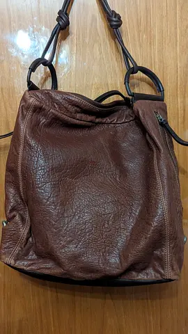 Stylish Brown Leather Handbag