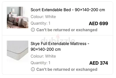 Extendable Kids Bed for Sale