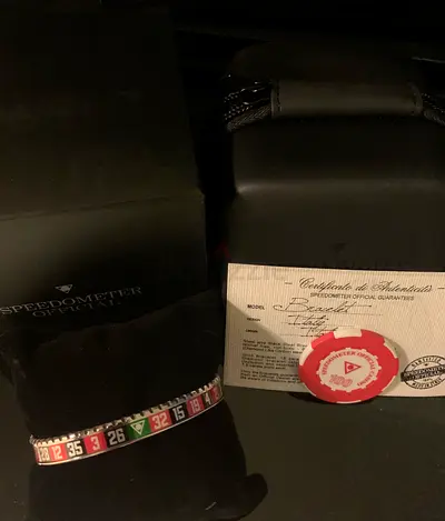 Speedometer Official Casino Roulette Bracelet – Brand New with Certificate