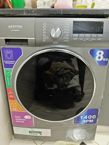 Krypton 8kg Front Load Washing Machine - Efficient and Reliable