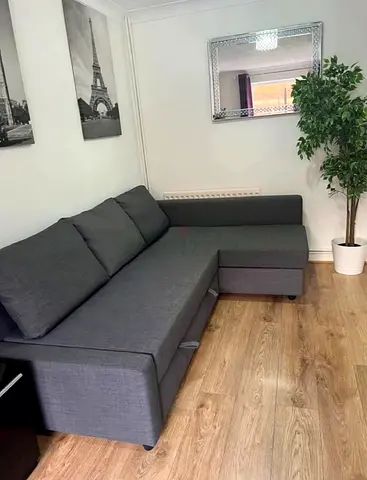 Ikea sofa bed with storage Ikea model FRITHEN)
