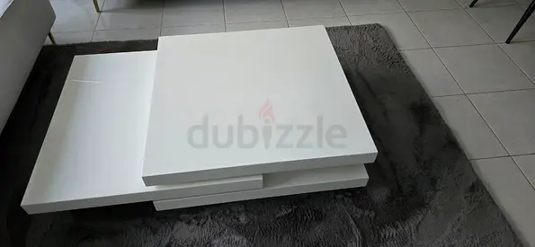 Modern Glossy-White Centre Table