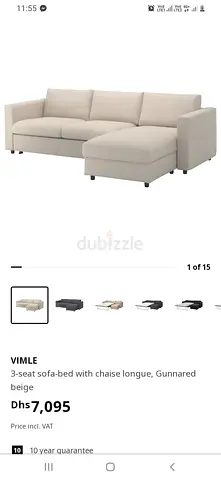 Still brand new condition IKEA vimle beige color sofabed