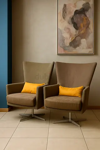 Elegant Swivel Armchairs - Stylish Accent for Any Room