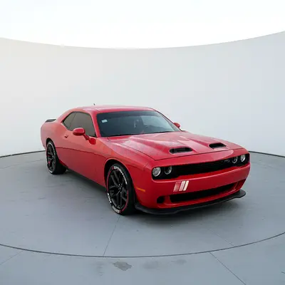 American Red Muscle Car / High performances