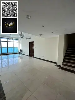 Annual duplex apartment for rent on Ajman Corniche Open sea view Residence Towers, prime location di