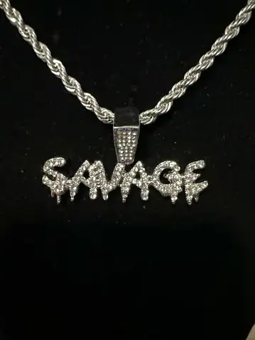 Stylish Savage Pendant Necklace with Chain