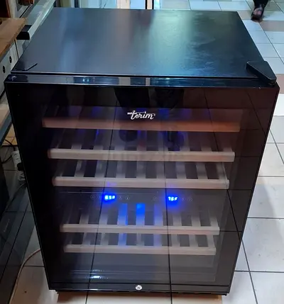 Terim wine fridge dual zone temperature 46 bottles