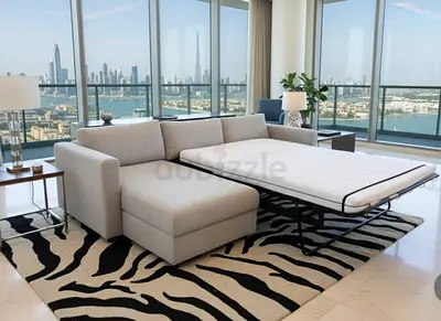 IKEA VIMLE 3-seat sofa-bed with chaise longue in grey color