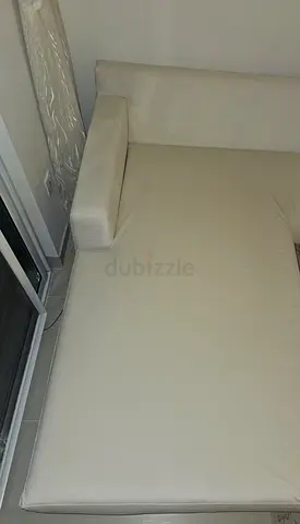 Elegant White Corner sofa,  protected from liquids