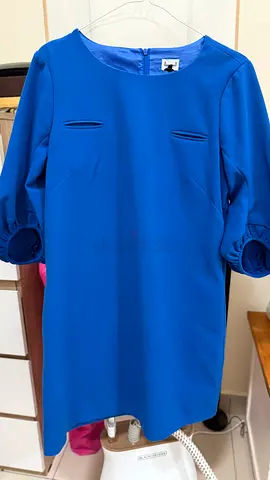 Classy office blue dress S-M