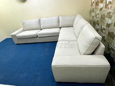 Like new condition IKEA kivik beige color corner sofa
