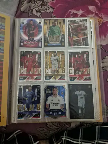 Match attax full binder with good cards