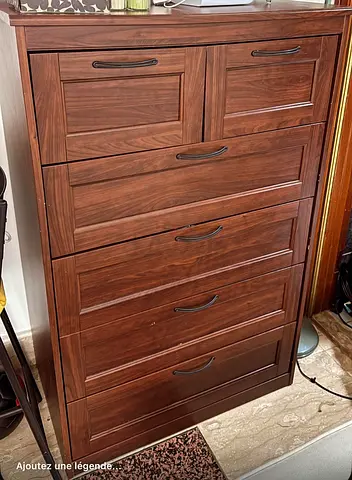 Sturdy Wooden Dresser with Ample Storage
