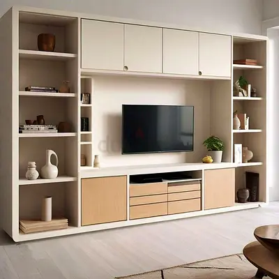 Modern Entertainment Center with Storage