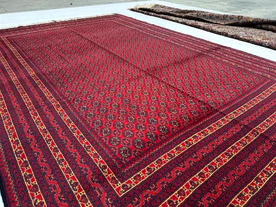 3x2m | new Turkmen Carpet Handmade Khuaja Roshnai Biljik