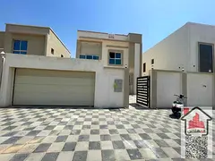 Villa for rent in Ajman, Al Zahia area  4 master bedrooms, a sitting room, a hall, and a maid’s ro