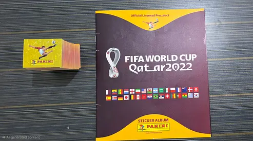 Panini FIFA World Cup Qatar 2022 Sticker Album with Complete set of 670 Stickers