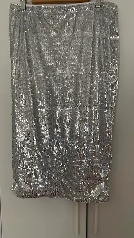 shiny sequin skirt