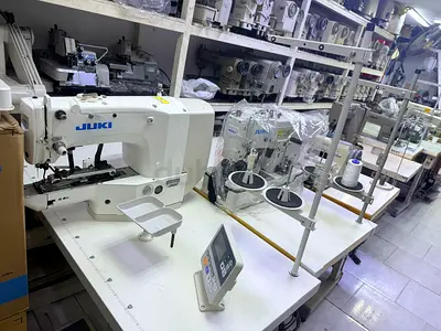 Botton hole and botton attach machine set