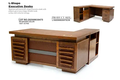 Executive L shape elegant table